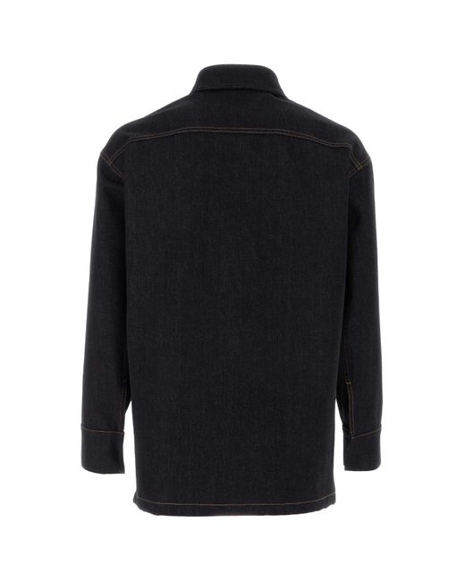 Fendi Blue Saddlery Jacket for men