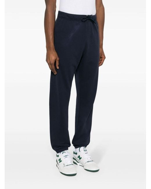 Autry Blue Logo Cotton Sweatpants for men