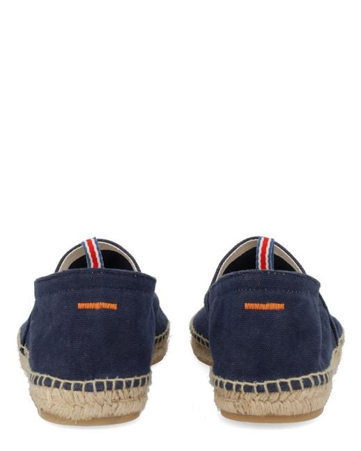 Castaner Blue Cotton Ovine Leather