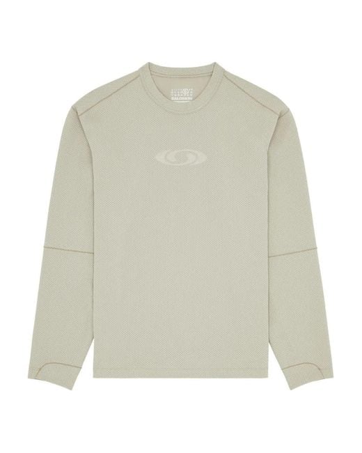 MM6 MAISON MARGIELA X SALOMON White Sweatshirt With Decoration