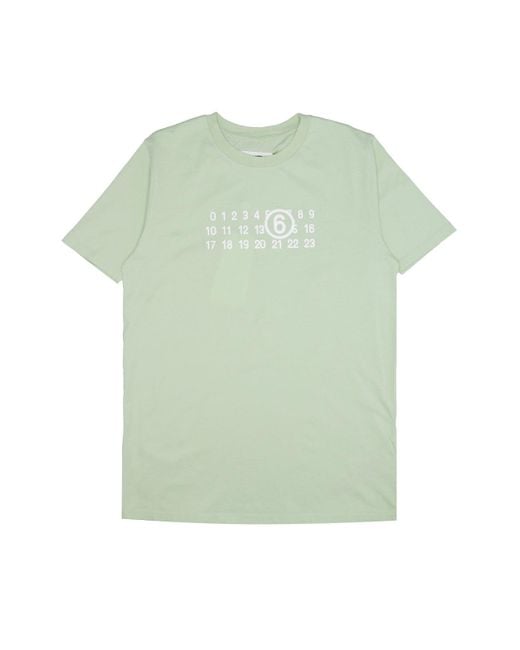 MM6 by Maison Martin Margiela Green T Shirts And Polos
