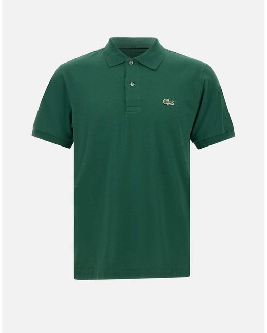 Lacoste Grünes Bio-Polo in Green für Herren