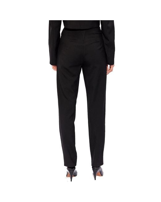 Alaïa Black Wool Trousers