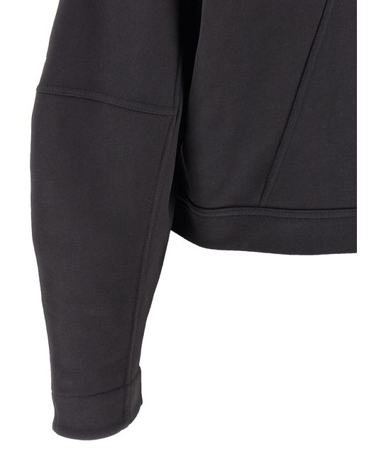 Ganni 'heavy Terry Jersey' Bomberjack in het Black