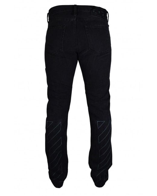 Off-White c/o Virgil Abloh Blue Slim Fit Denim Jeans for men