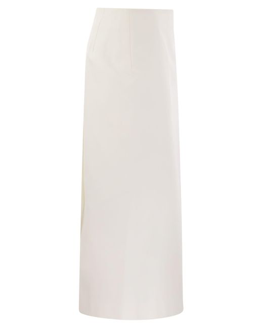 Accord1234 Longuette con hendidura diagonal Sportmax de color White