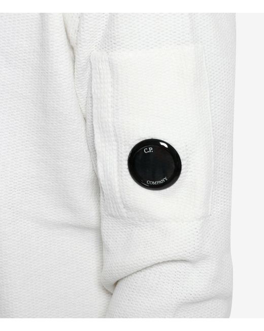 C P Company White Sweaters for men