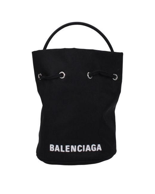 Borse A Mano Donne Tessuto Nero di Balenciaga in Black da Uomo