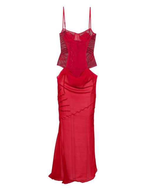 The Attico Fashion Red Die Attico Mode