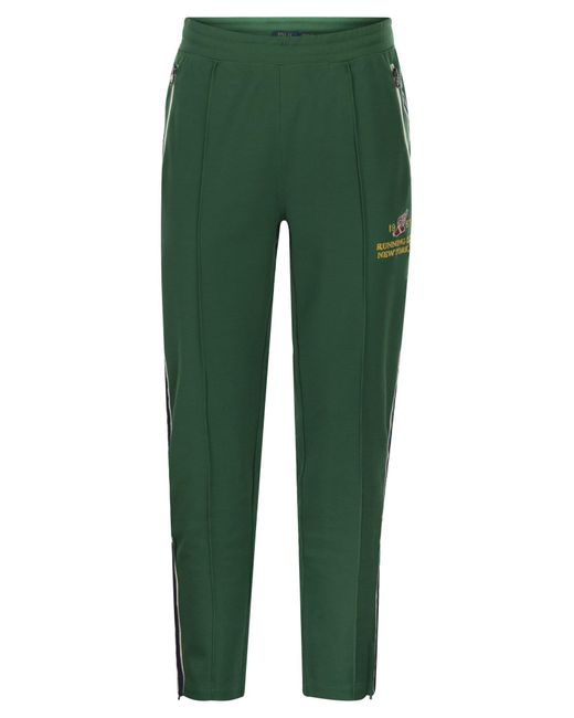 Polo Ralph Lauren Green New York Club Running Trousers for men