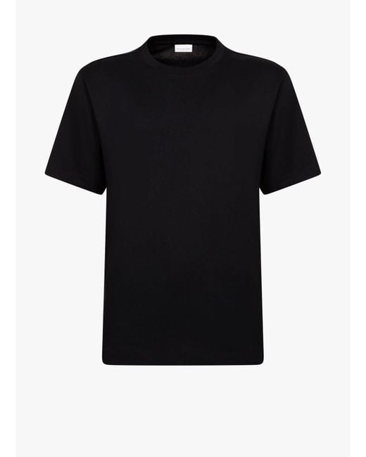 Dries Van Noten Black 01900 Hertz 2600 M.K.Ss.T Shirt