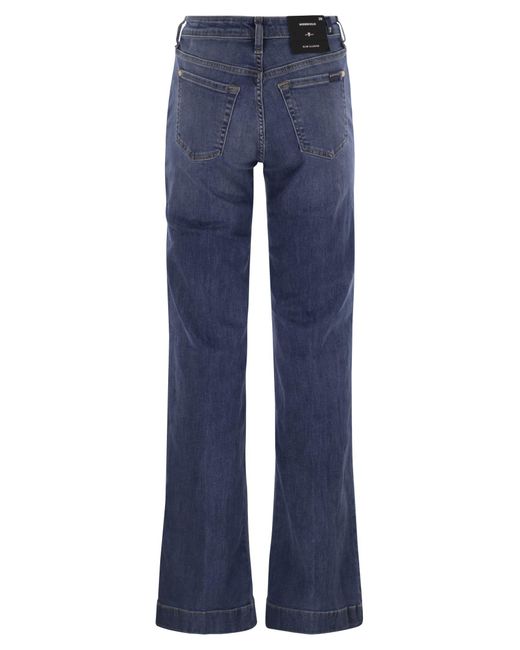 7 For All Mankind Blue Modern Dojo