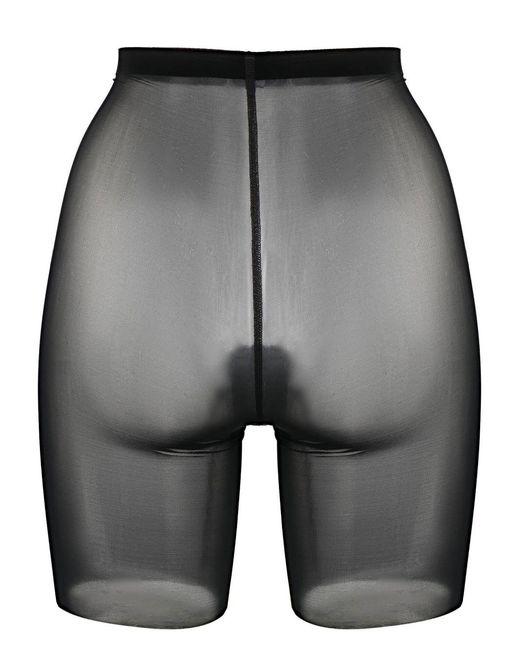 Wolford Gray Shaping Tulle Shorts