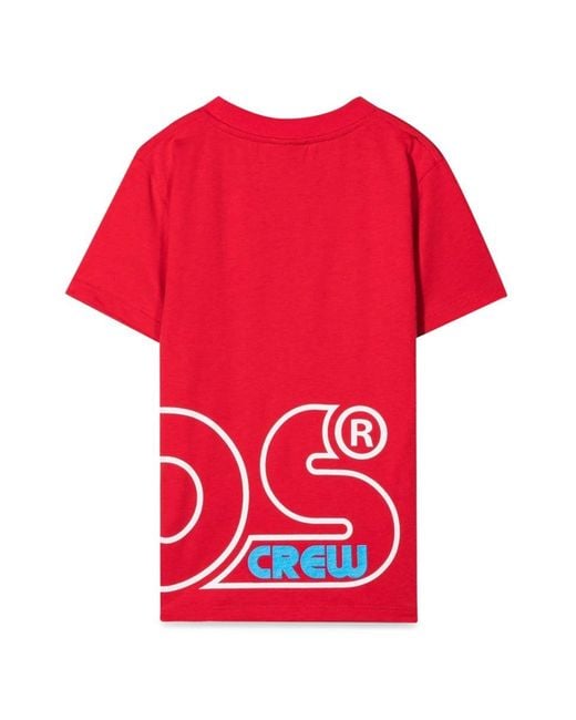 Gcds Red Jersey T Shirt Boy