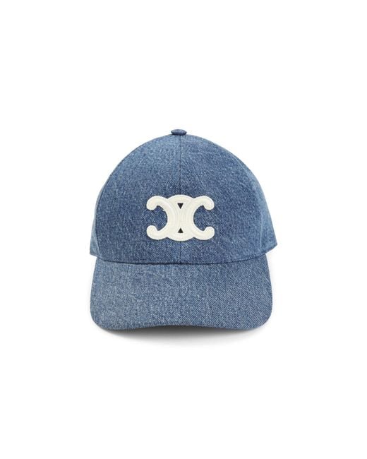 Céline Blue Triomphe Baseball Cap
