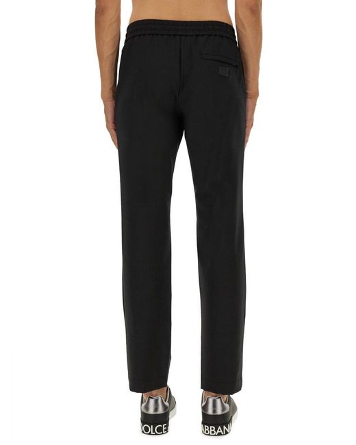 Dolce & Gabbana Black Dolce & Gabbana Jogging Pants for men