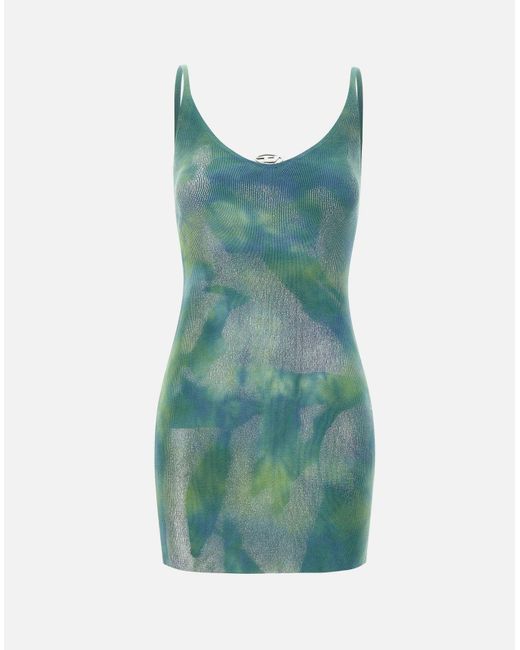 DIESEL Blue M Isma Tie Dye Dress