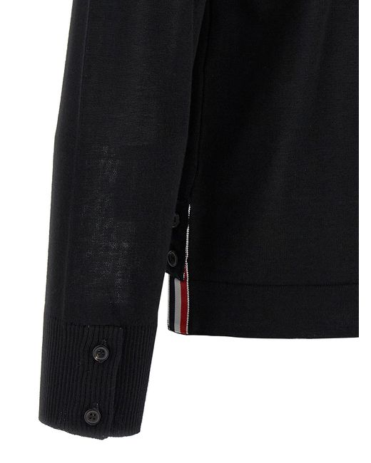 Thom Browne 'button Down' Cardigan in het Black voor heren