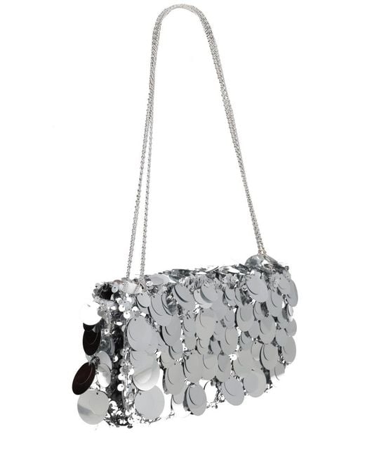 Rabanne Metallic Mini Sparkle Handbag