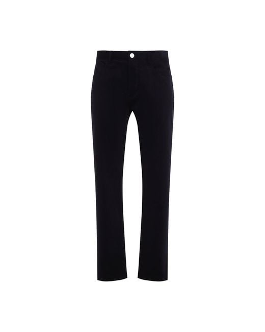 Giorgio Armani Green 5-Pocket Cotton Cashmere Pants With Stretch for men