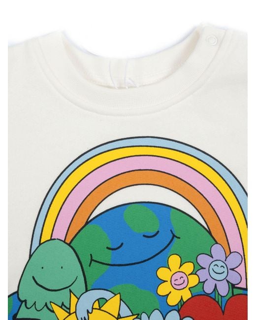 Stella McCartney Stella Mc Cartney-sweatshirt in het White