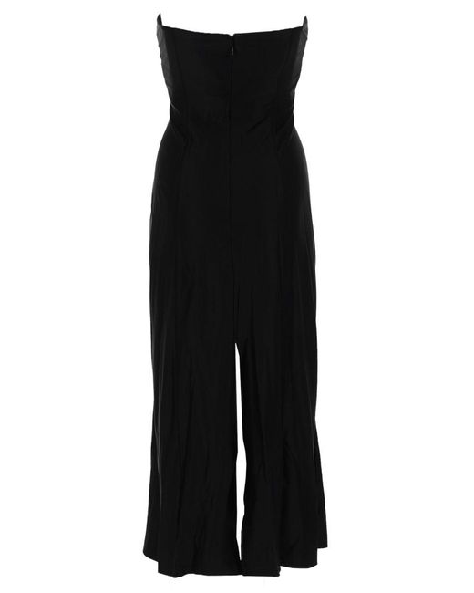 Rabanne Black Elegant Midi Dress