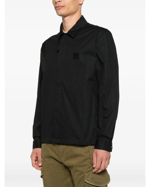 C P Company Black Overshirt for men