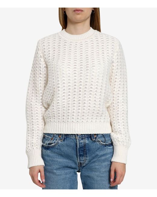 Alberta Ferretti White Sweaters