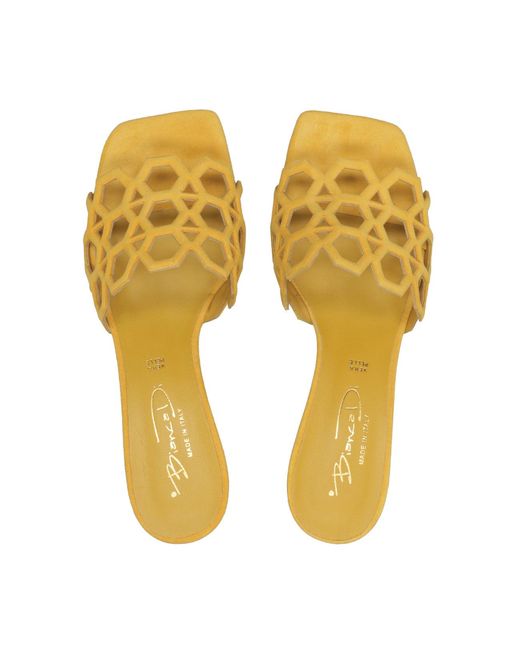 Bianca di Donna Yellow Sandals