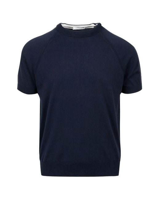 Paolo Pecora Blue Sweaters