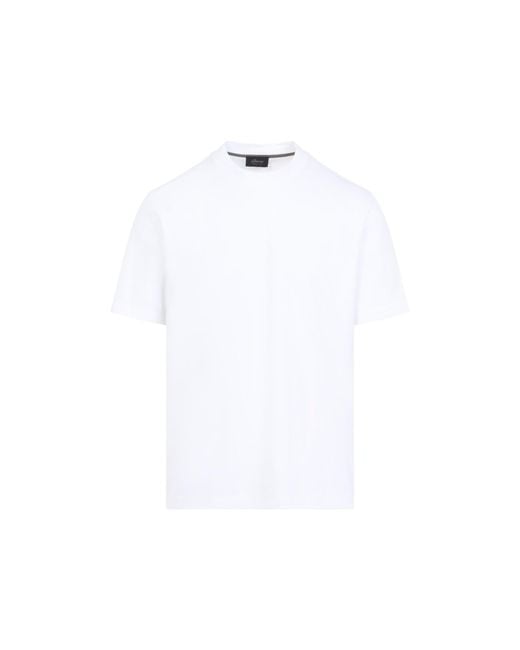 Brioni White T Shirt