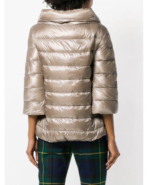 Herno Aminta Nylon Cape in het Gray