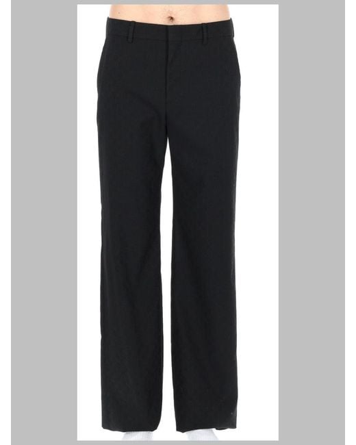 Gucci Black Gg Tailoring Pants for men