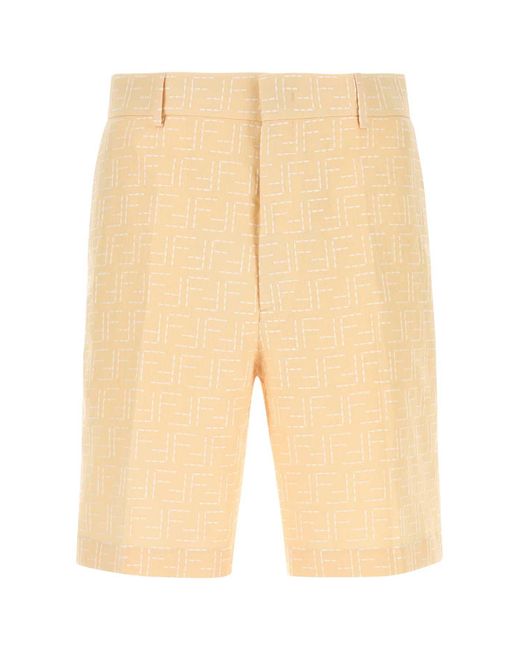 Fendi Natural Shorts for men