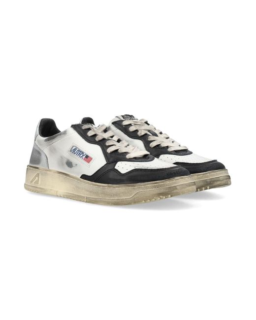 Autry Multicolor Medalist Super Vintage Low Sneakers for men