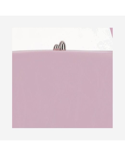 Jil Sander Purple Small Goji Pillow Bag
