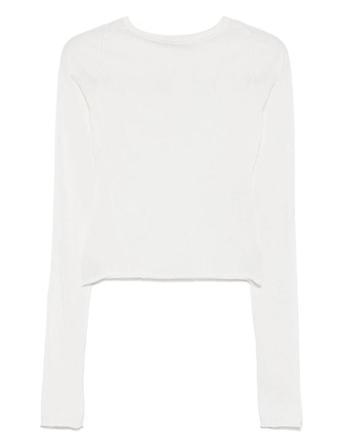 Notre héritage atteint un tricot Our Legacy en coloris White