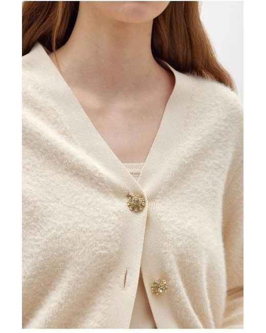 Blugirl Blumarine White Wool-Blend Sweater