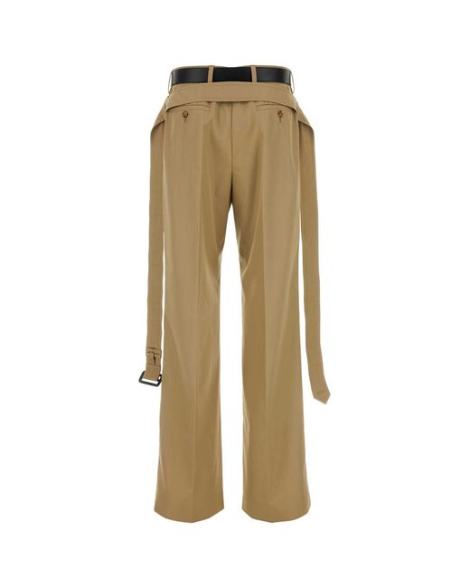 Prada Natural Cappuccino Twill Pant