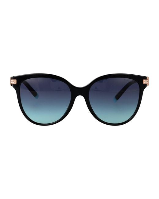 Tiffany & Co Blue Geometrical Sunglasses 0 Tf4193 B 80019 S