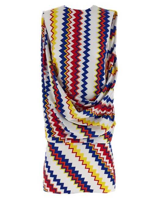 Missoni Peplos Jurk in het Blue