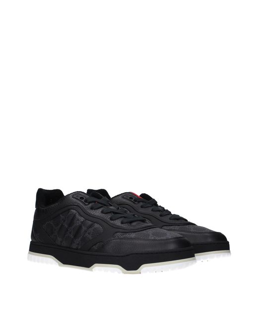 Gucci Black Sneakers Fabric
