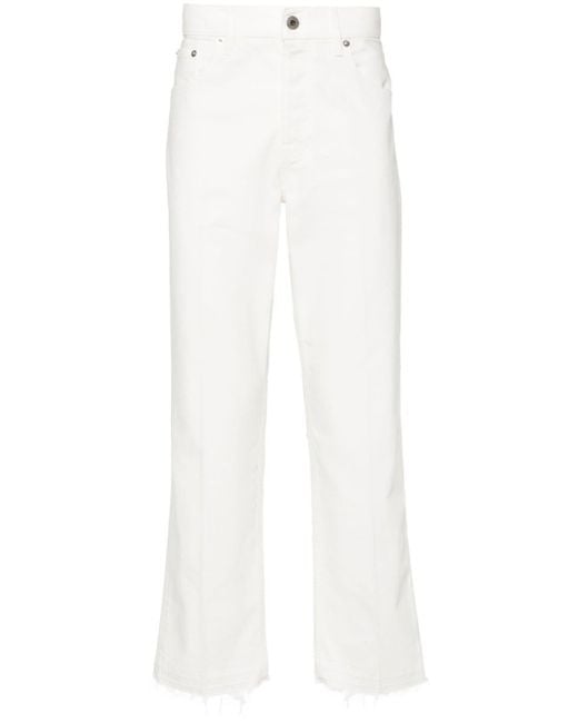 Lanvin White Straight-leg Jeans for men