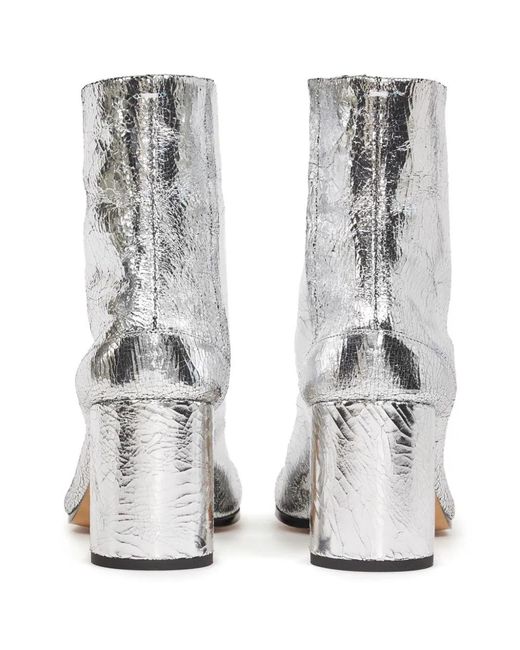 Maison Margiela White Tabi 80mm Ankle Boots