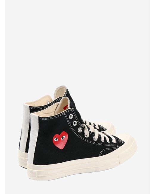 COMME DES GARÇONS PLAY Black Sneakers for men