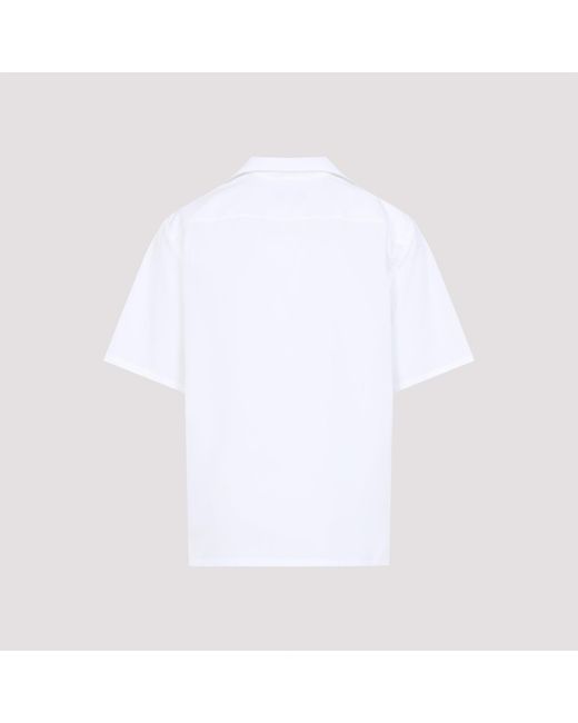 Prada White Ss Shirt for men