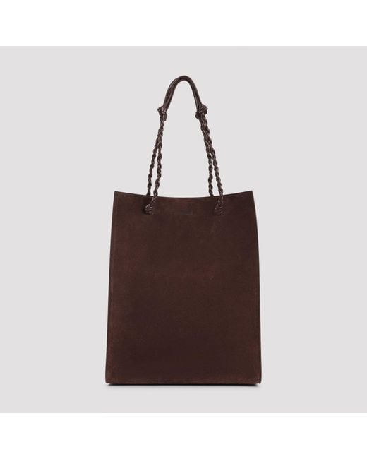 Jil Sander Brown Tangle Tote Bag