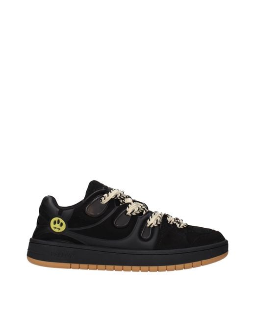 Barrow Black Sneakers Skate Suede