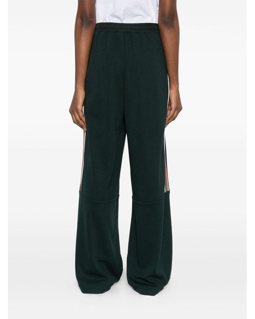 Gucci Green Web Detail Track Pants