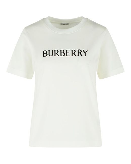 Burberry Gray 'Frankie' Cotton T-Shirt